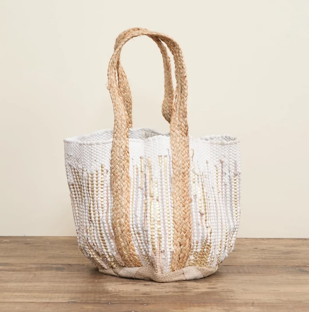 ANJINI MEDIUM GOLD BAG