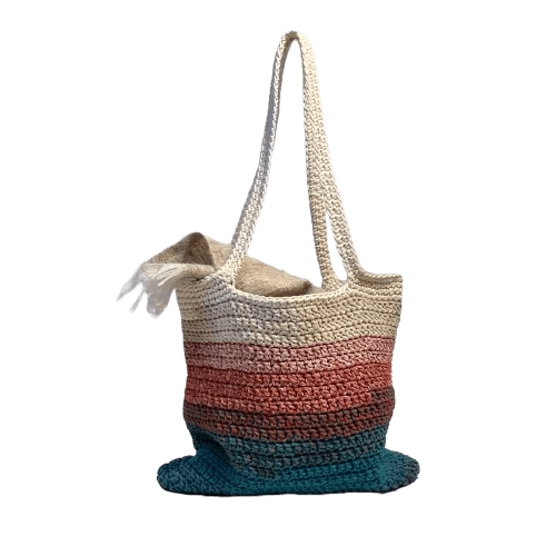 MULTI WOVEN TOTE BAG