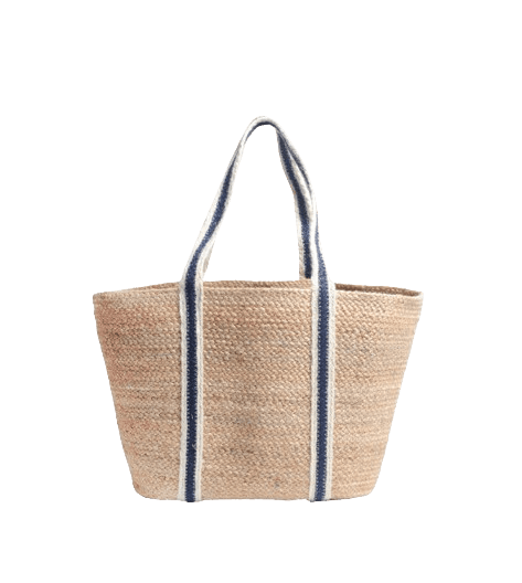 NATURAL JUTE TOTE BAG