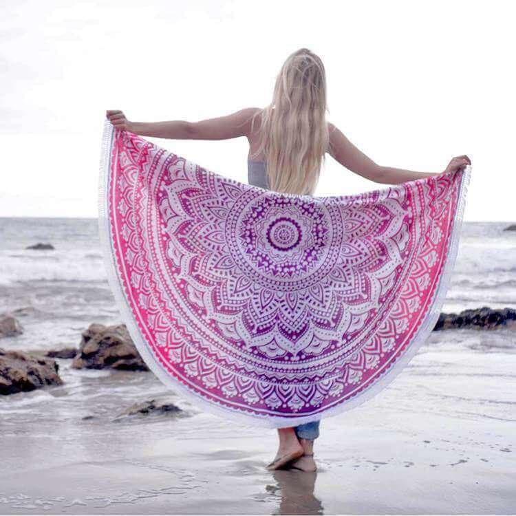 CHERRY ROUND BEACH BLANKET