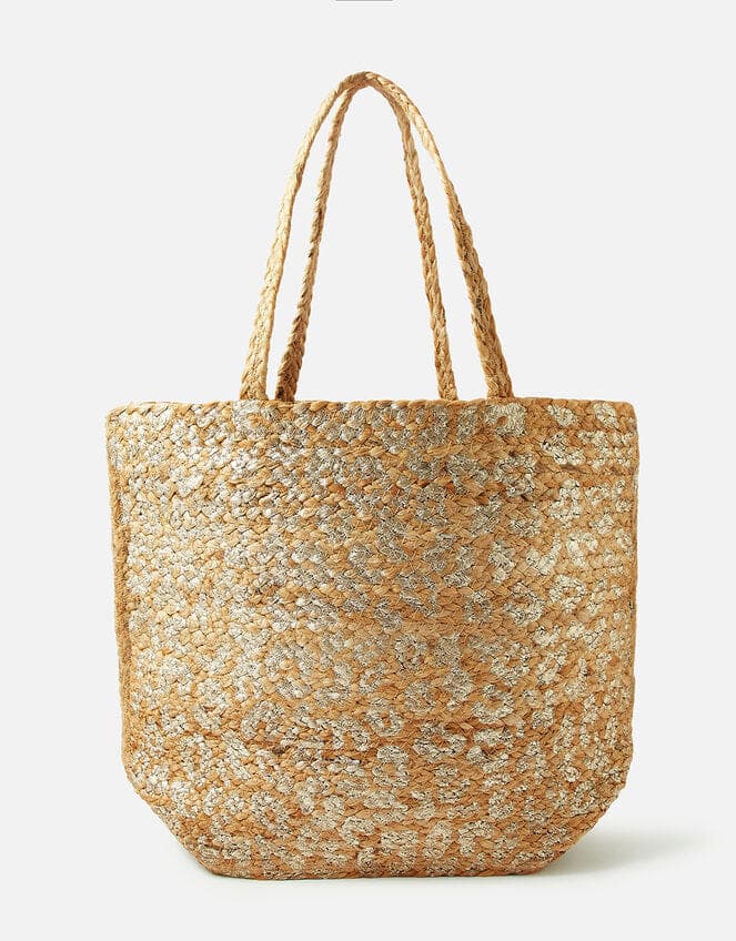 FLORAL STRAW BAG