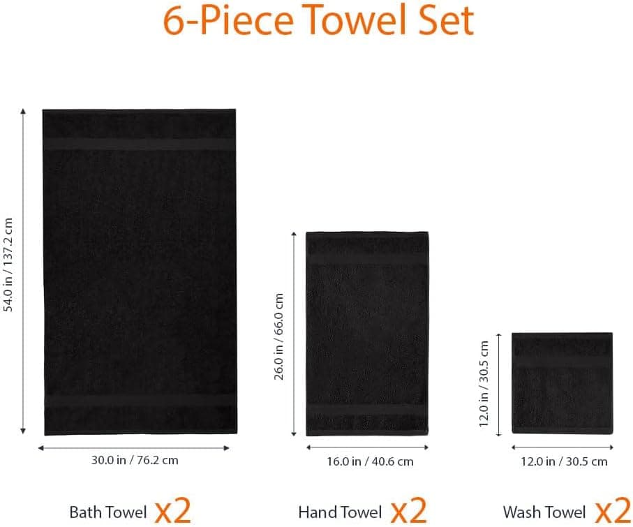 Fade resistant Towel set