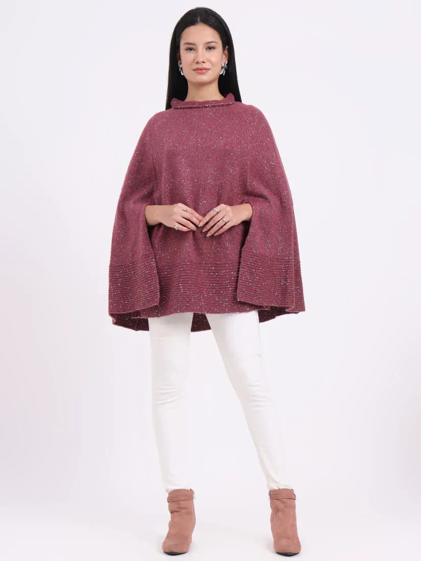 Rosé Gleam Poncho