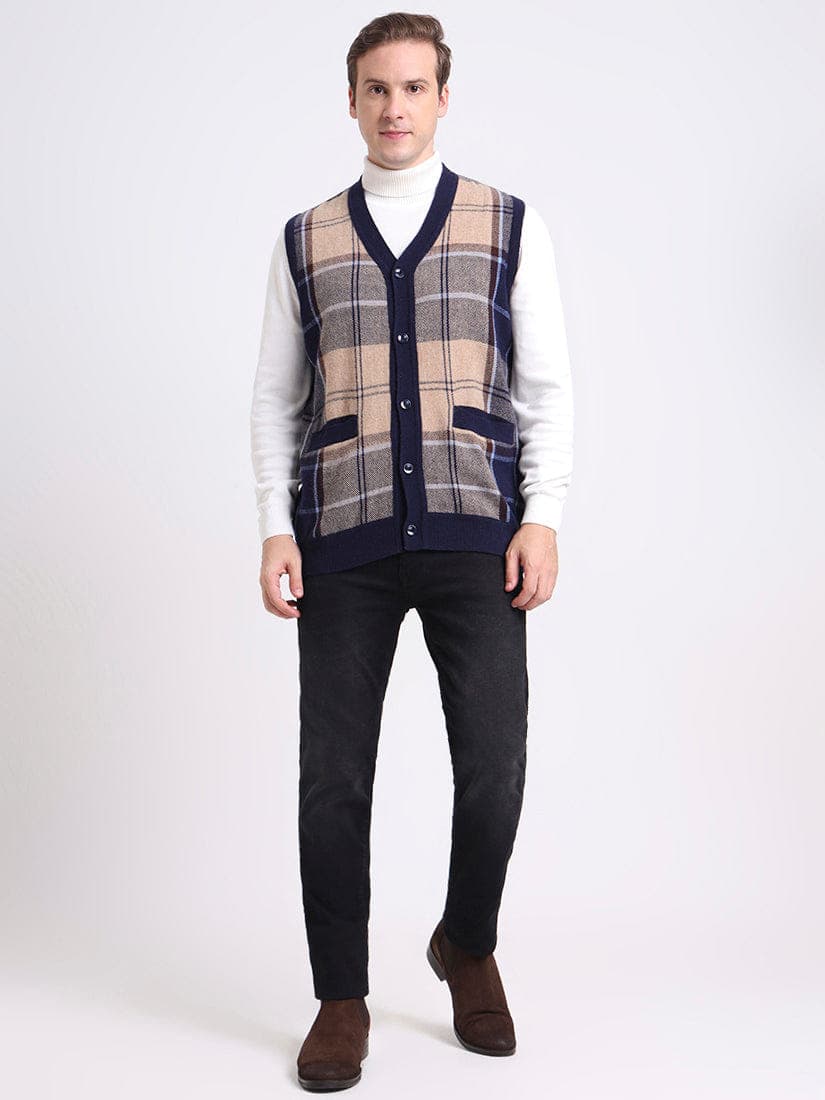 Harbor Plaid Vest