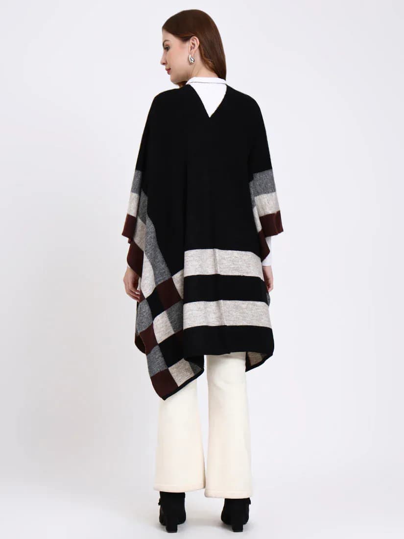 Nocturne Check Cape