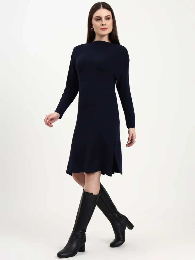 Twilight Navy Midi Dress