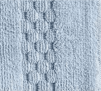 Ira Textured Cotton Bath Mat