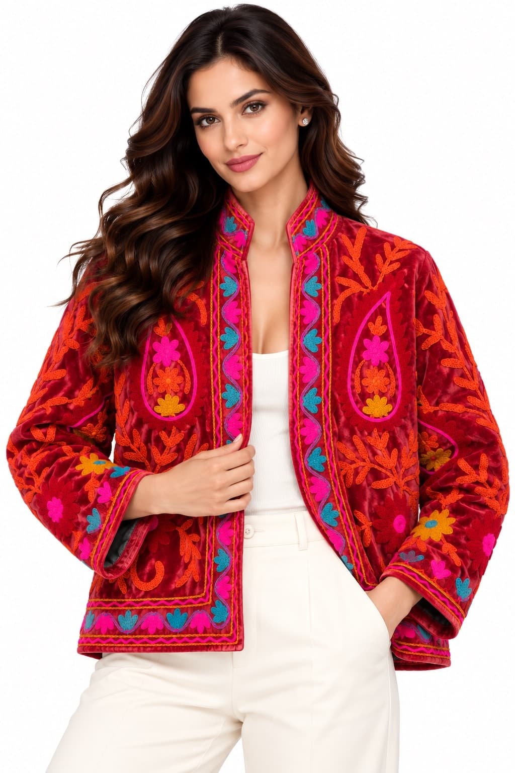 Zariah Bloom Suzani Velvet Jacket