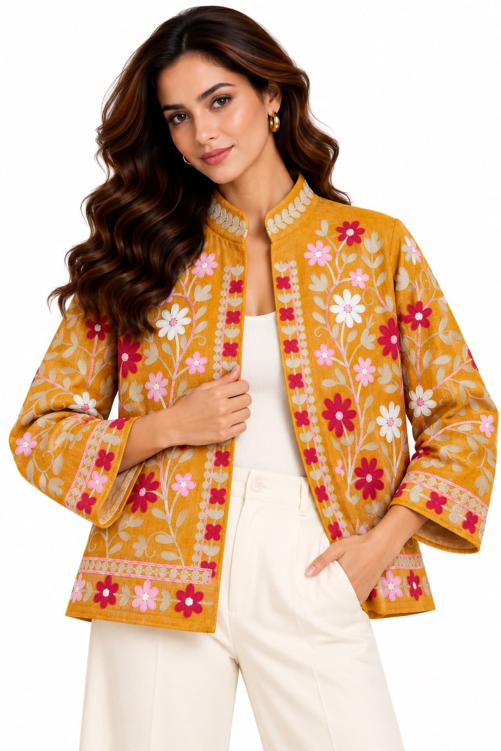 Aurelia Bloom Suzani Cotton Jacket