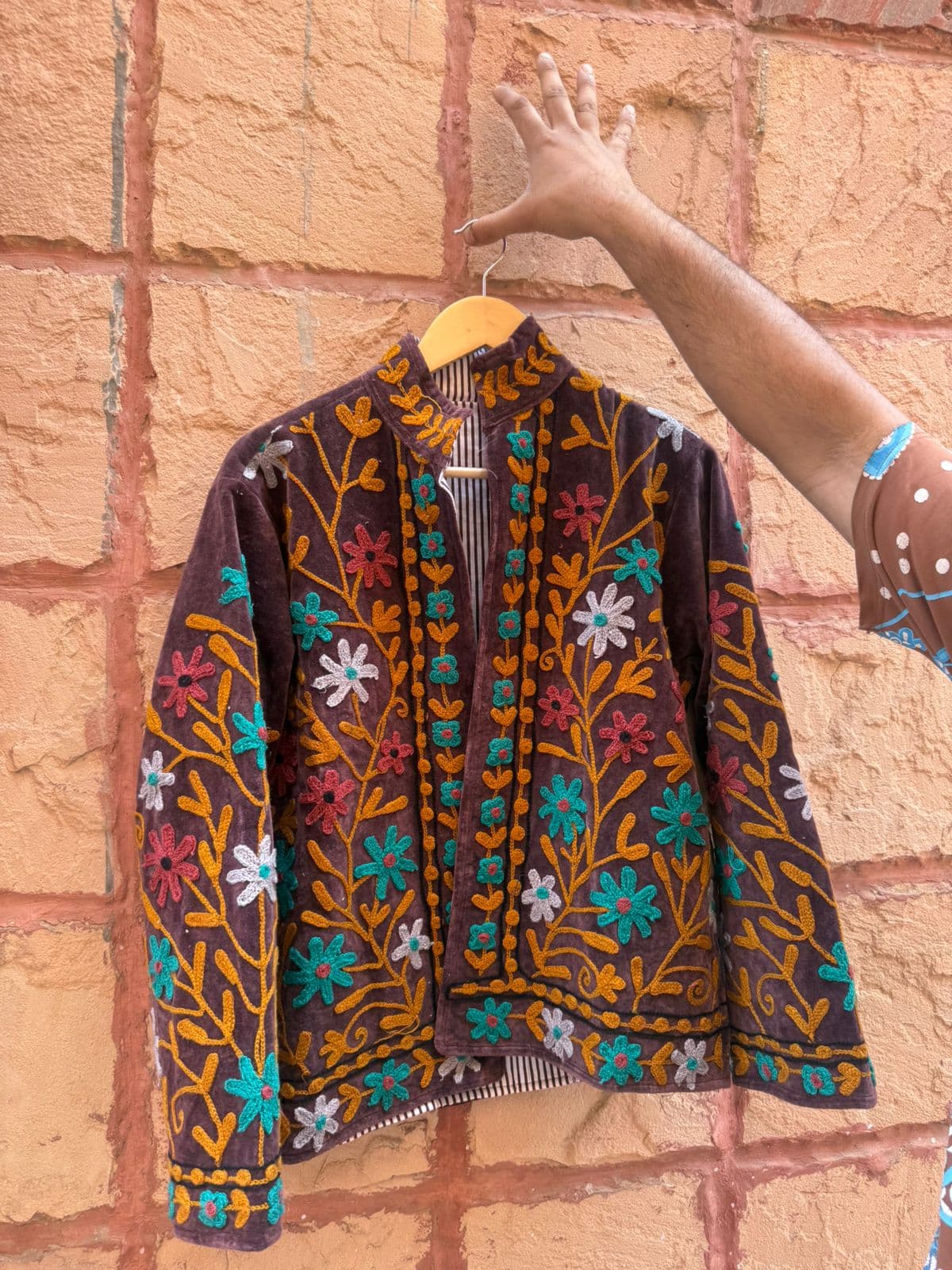 Vivienne Flora Suzani Velvet Jacket