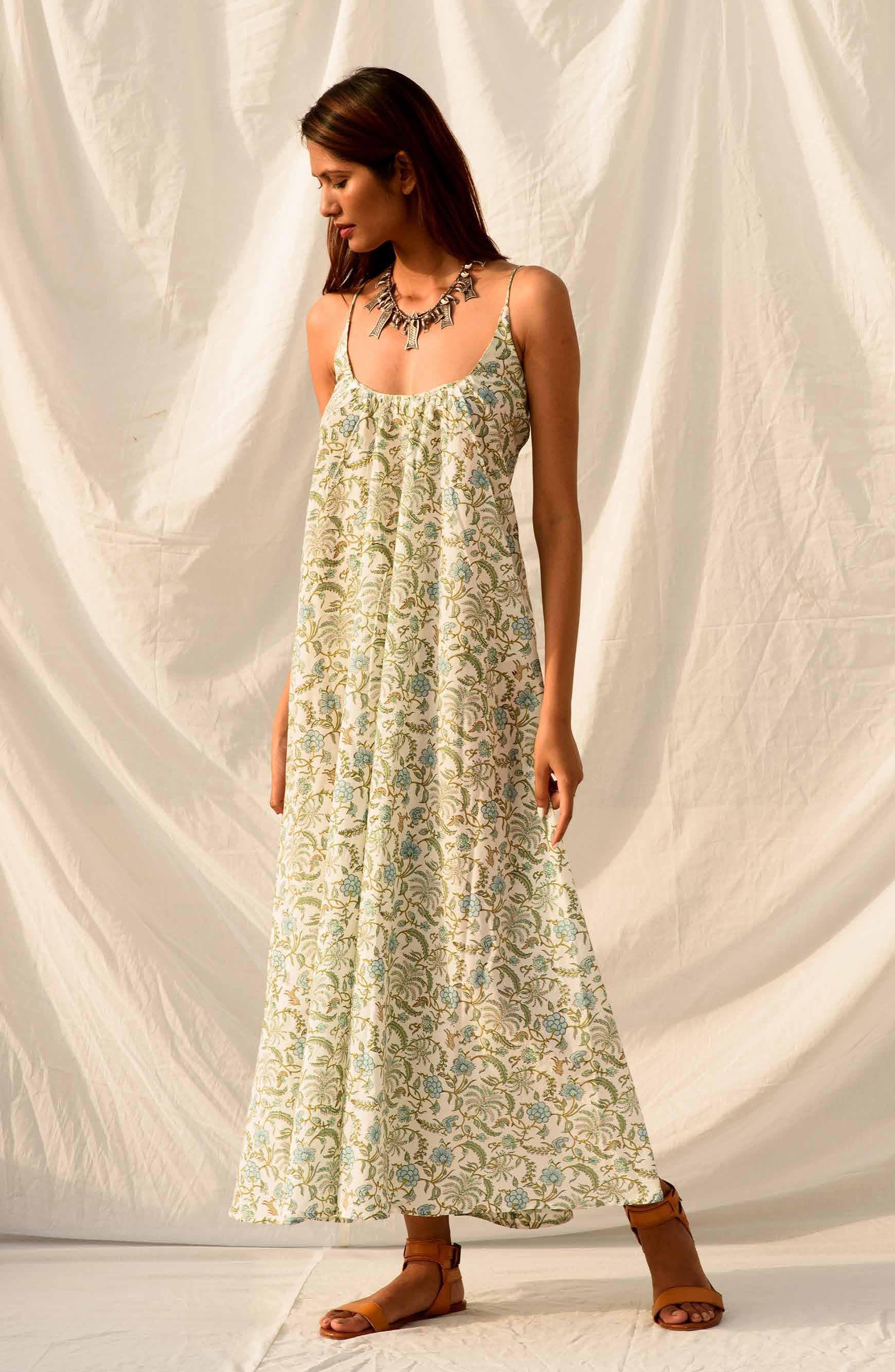 BLOOMS MAXI DRESS