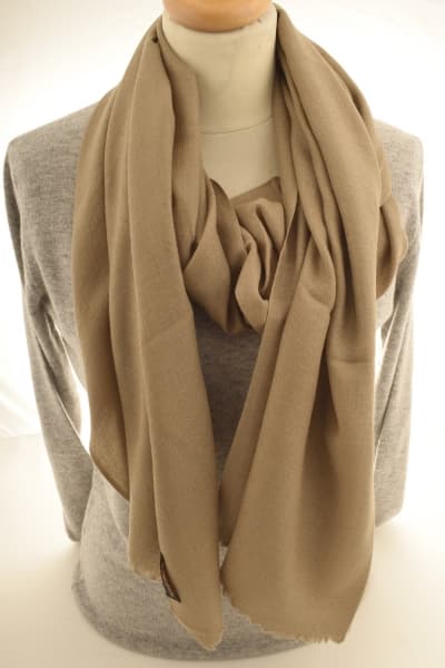 Kashmir Luxe Merino Wool & Silk Scarf