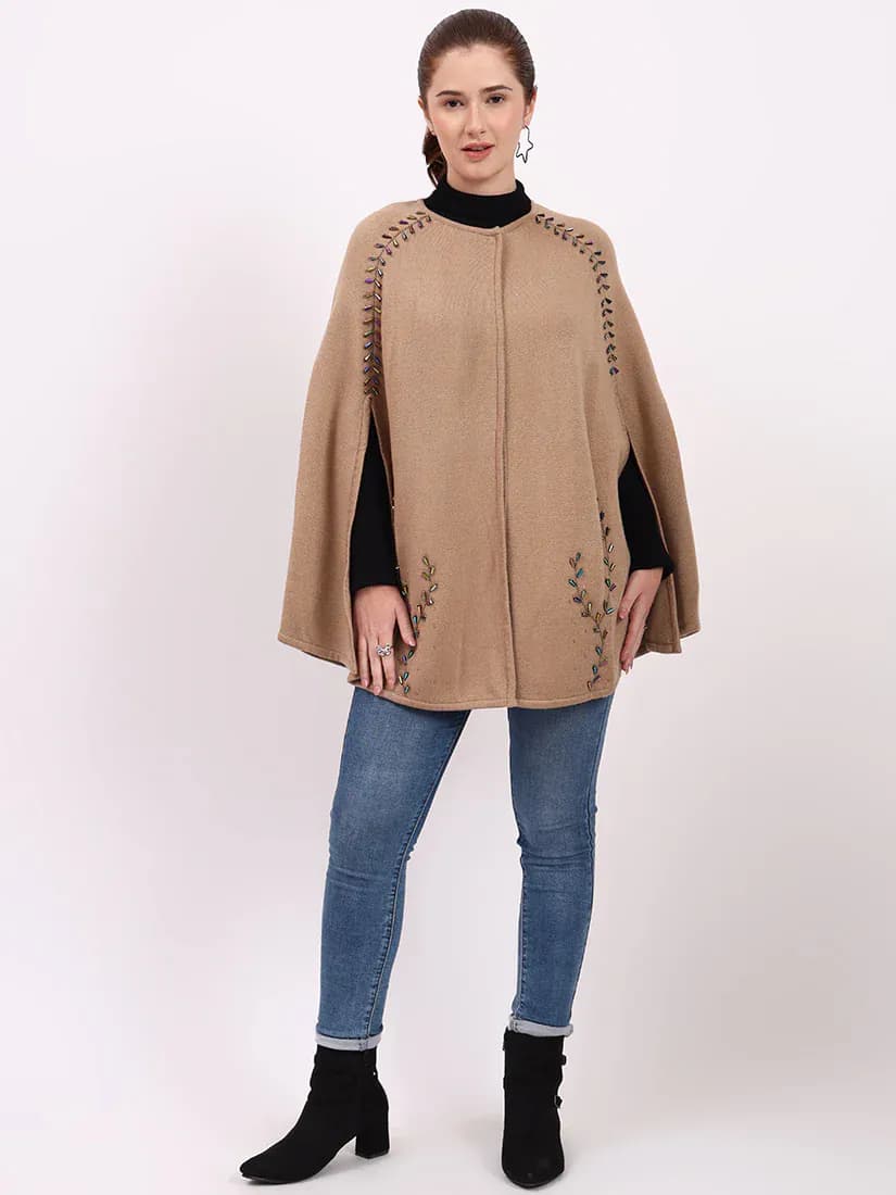 Sandstone Vine Poncho