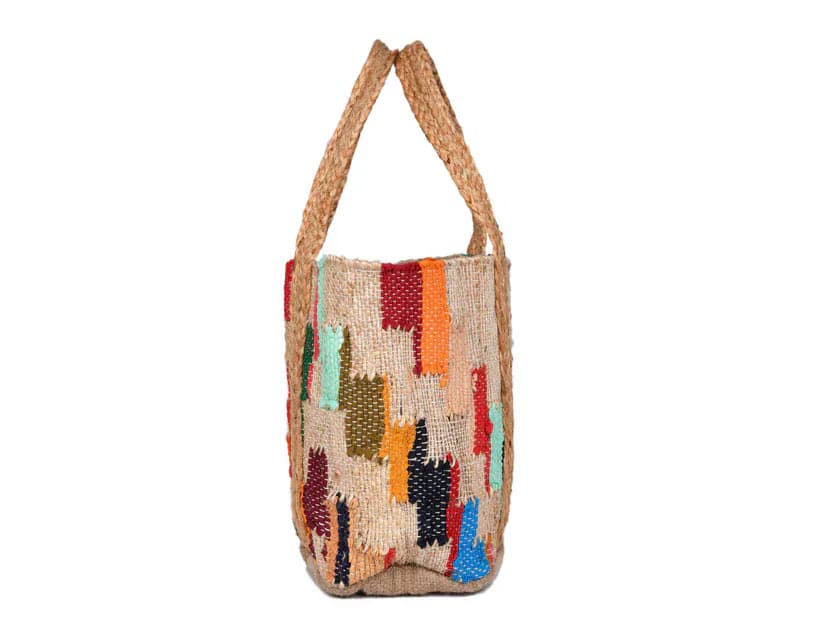 Desert Sunset Jute Tote Bag