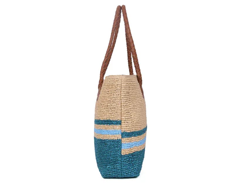 Raffia Chic Crochet Tote