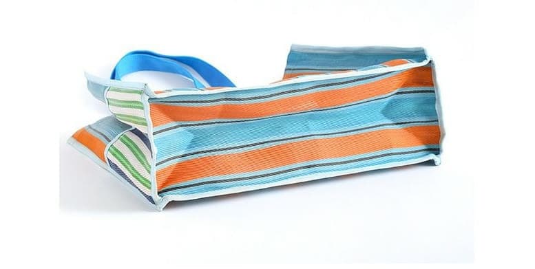Blue Stripe Large Bag
