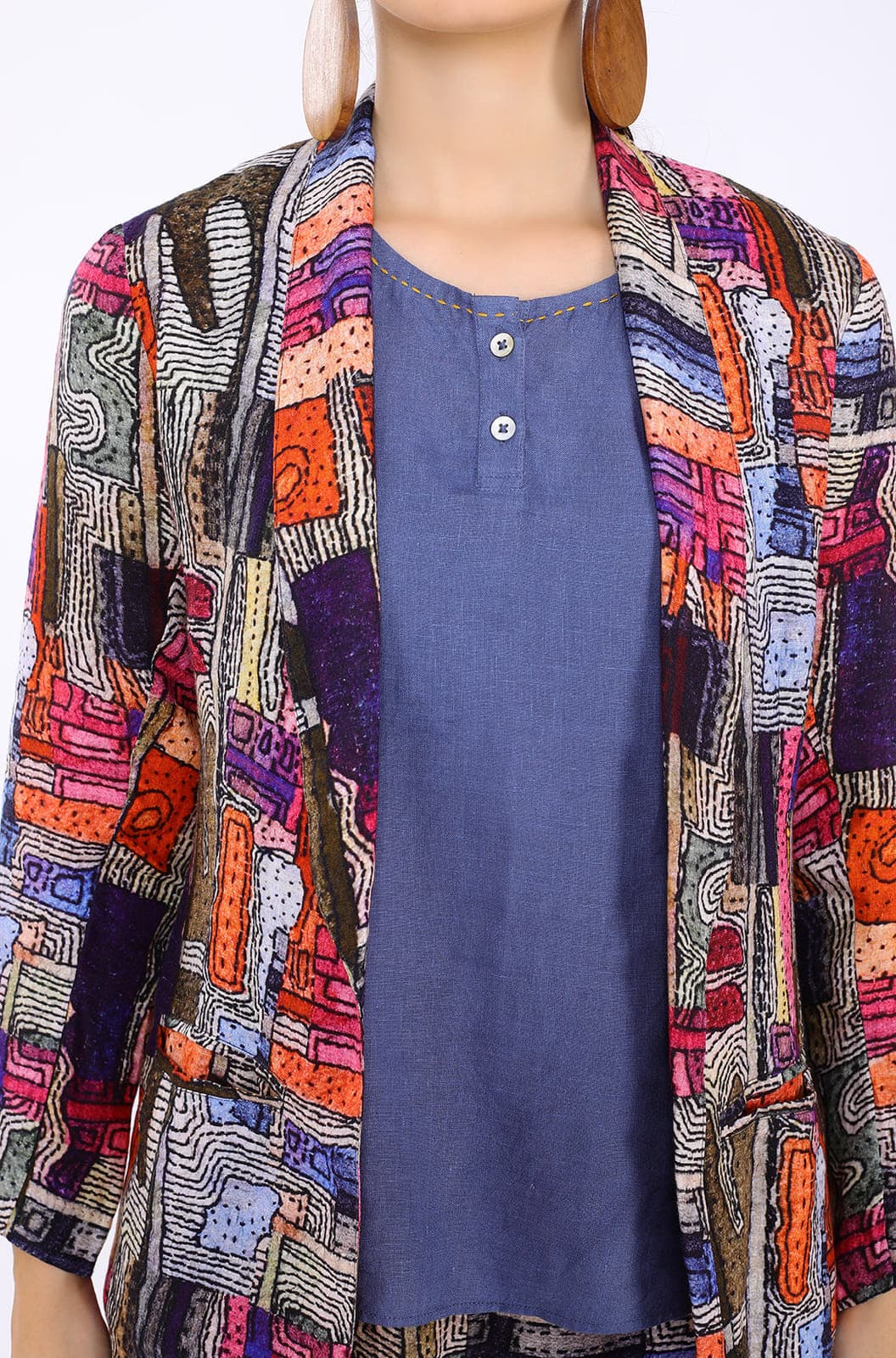 Tokyo Print Blazer Set