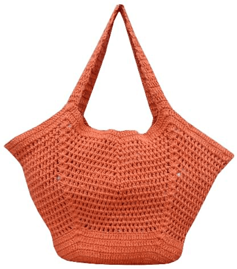Sunset Weave Crochet Tote