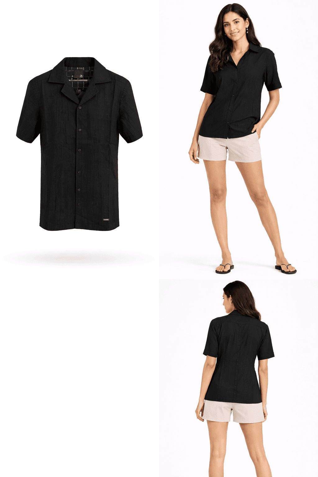 Midnight Textured Resort Shirt