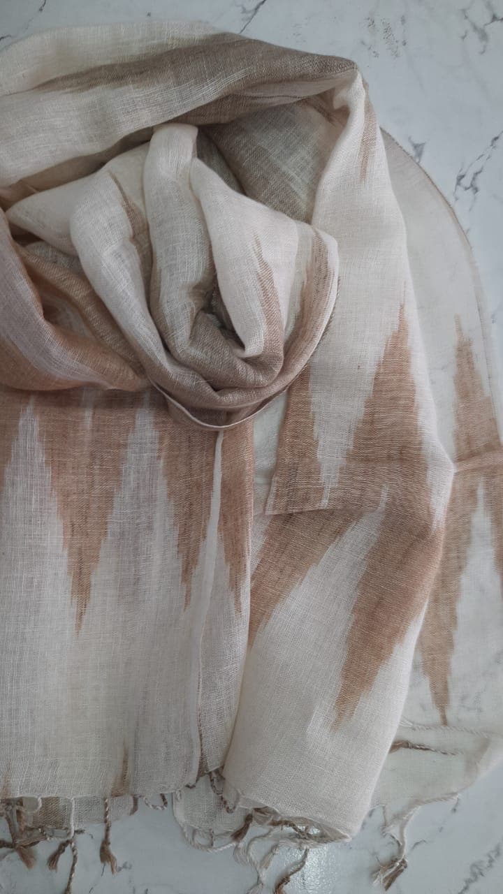 Sand Dune Linen Scarf