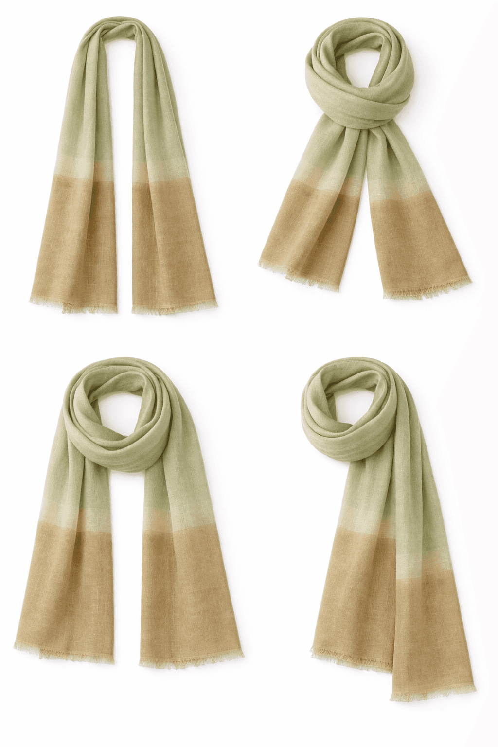 Desert Sage Linen Blend Scarf