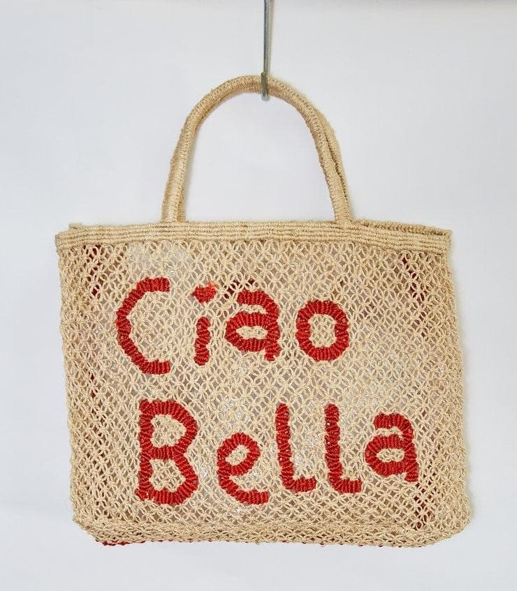 Ciao Bella Handwoven Jute Tote