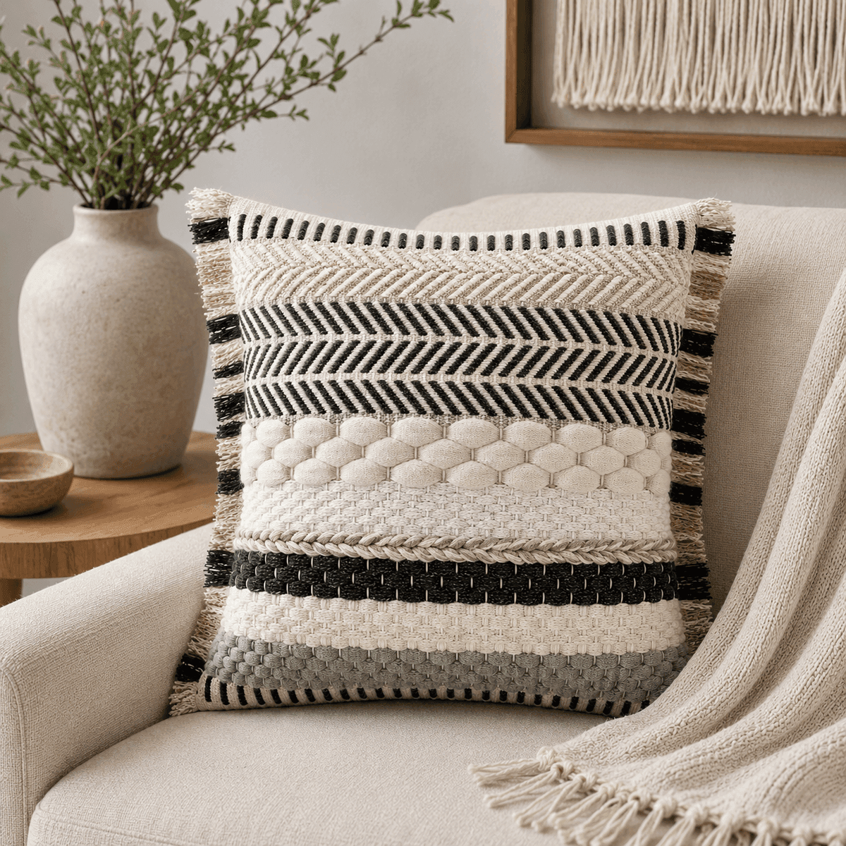 Nordic Texture Cushion Cover