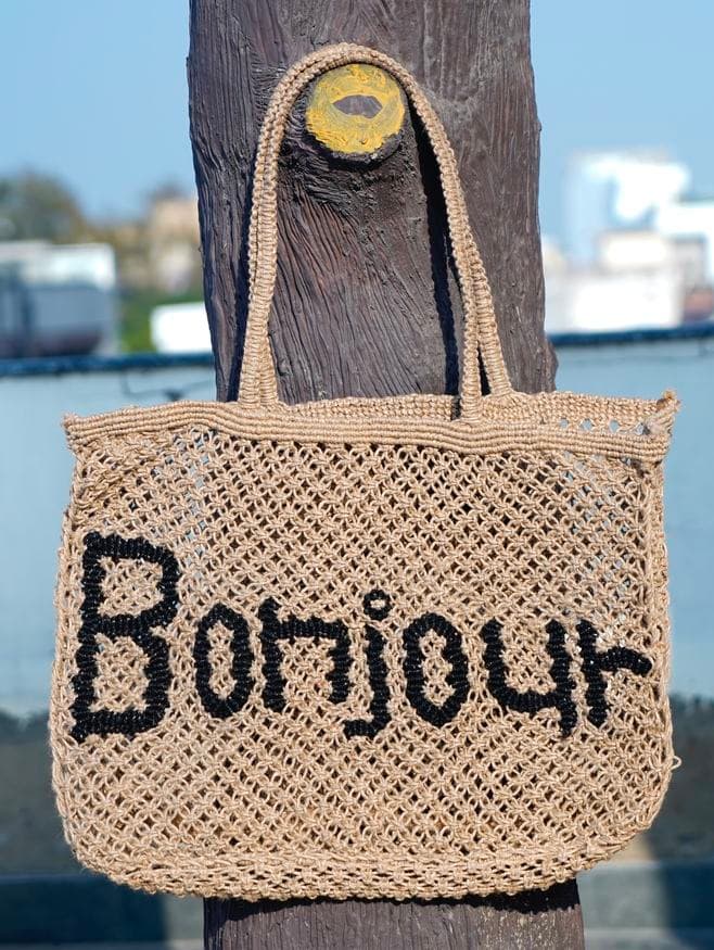 Bonjour Crochet Tote