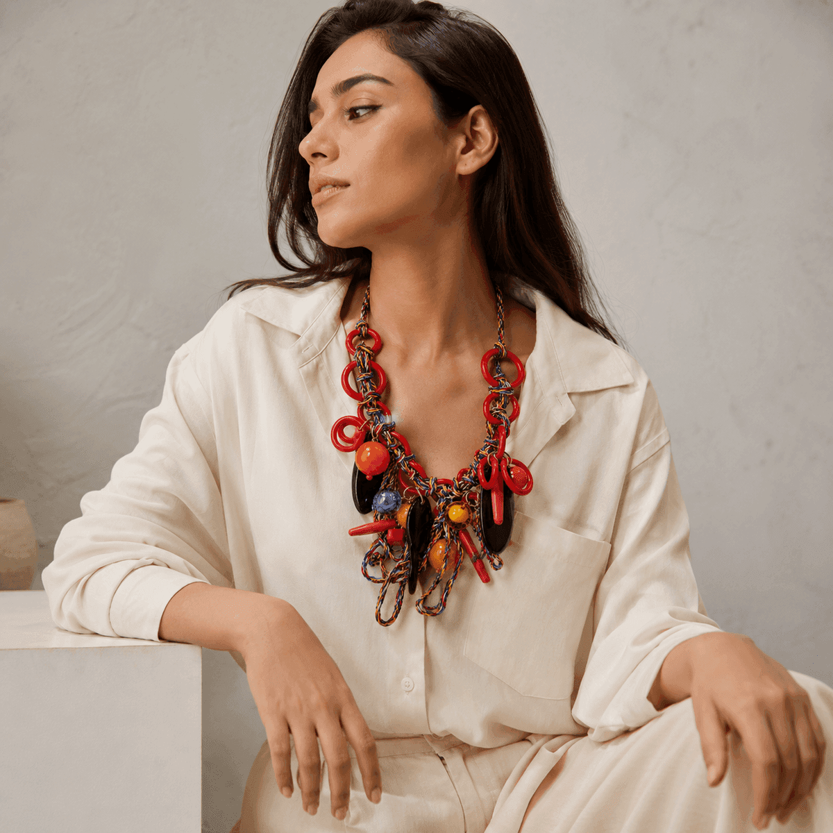 Boho Carnival Statement Necklace