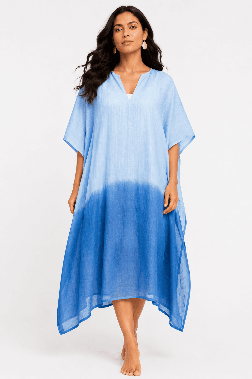 Blue Lagoon Maxi Kaftan