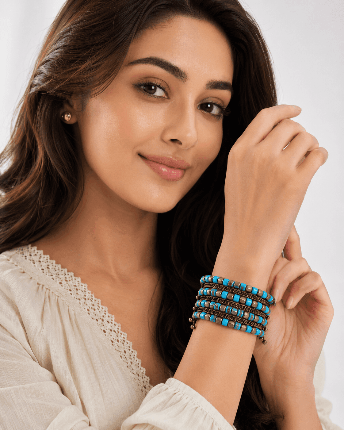 Caribbean Turquoise Wrap Bracelet