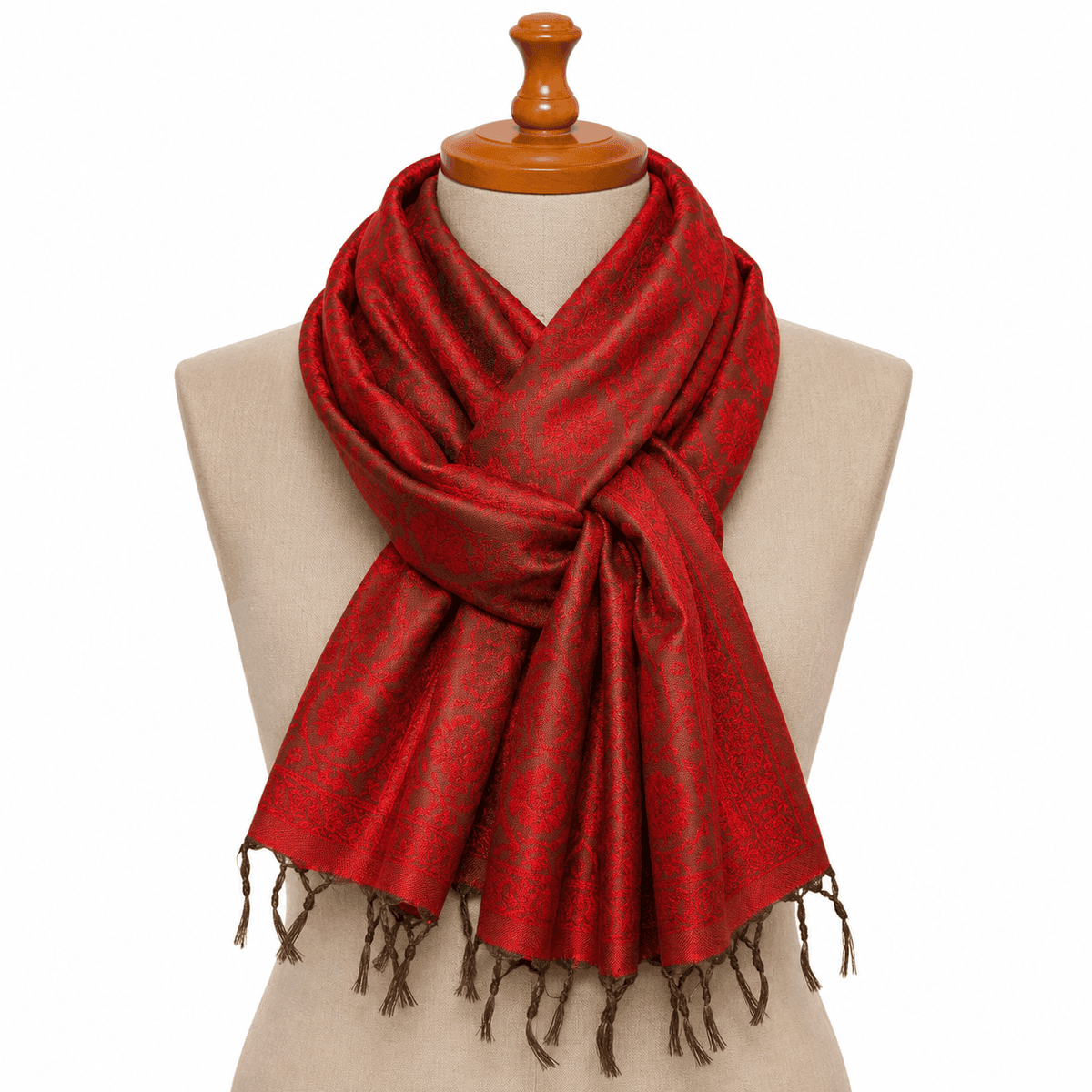 Varanasi Heritage Brocade Silk Scarf