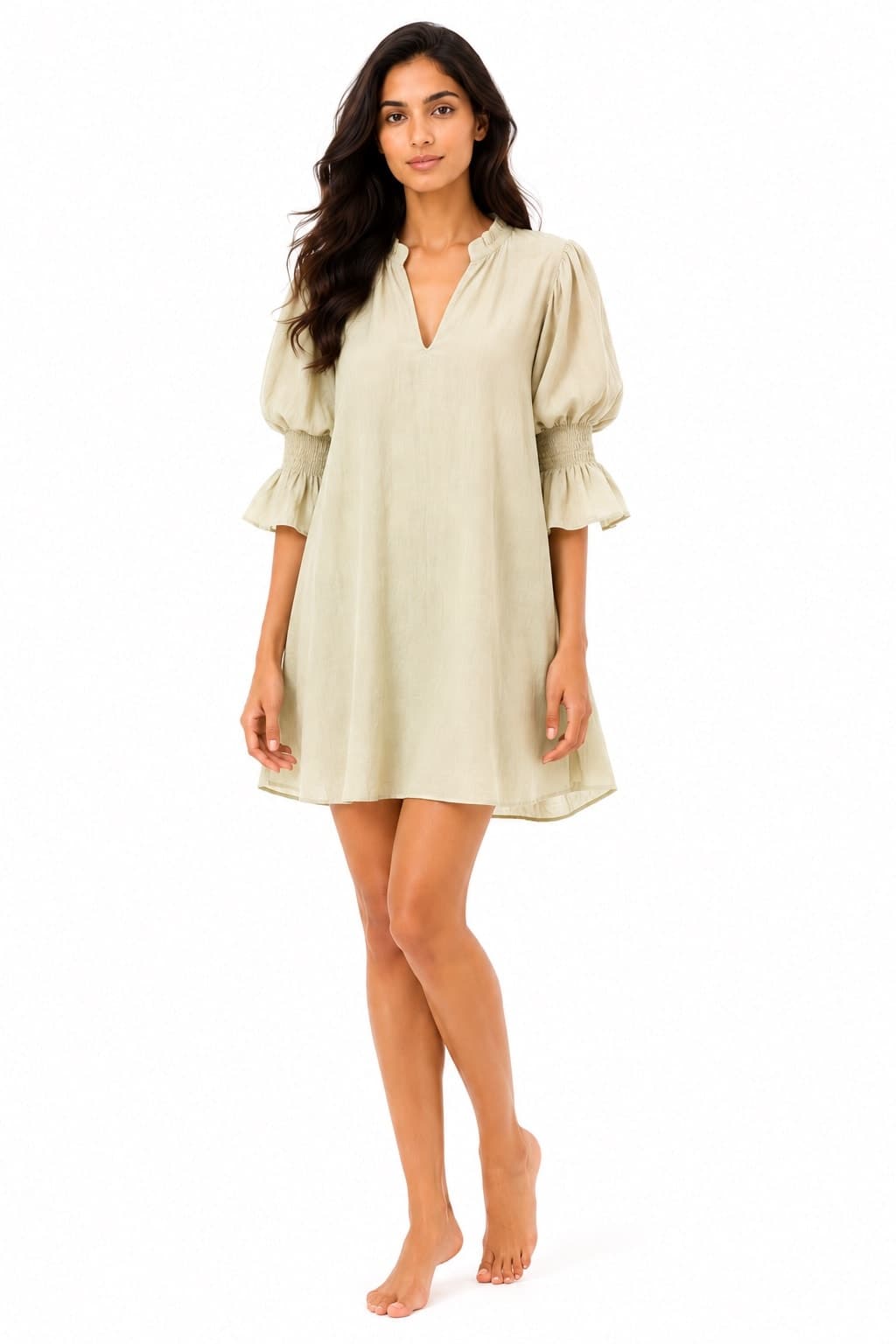 Sea Breeze Smocked Dress