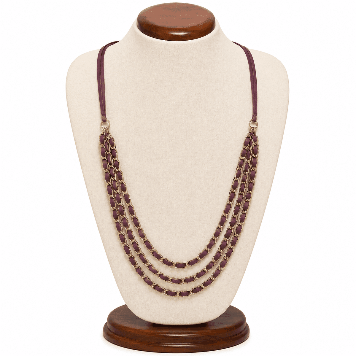 Aubergine Luxe Chain Necklace