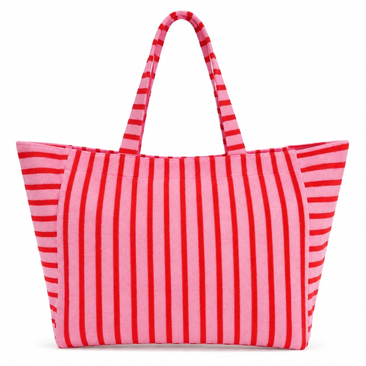 Luxe Stripe Terry Tote Bag