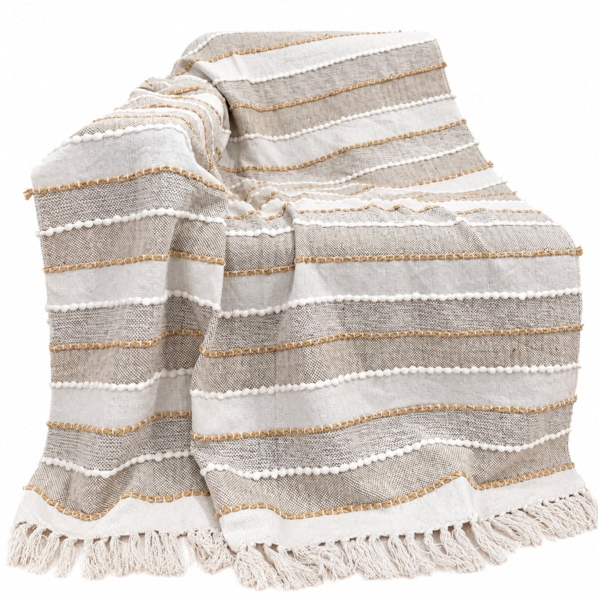 Sumelia Handwoven Cotton Throw
